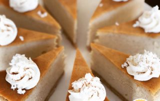 coquito cheesecake