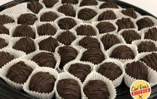 dark chocolate mocha truffles