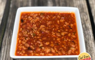 salsa and sausage chili