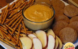 Pumpkin Pie Dip with Soft and Chewy Gingerbread Cookies