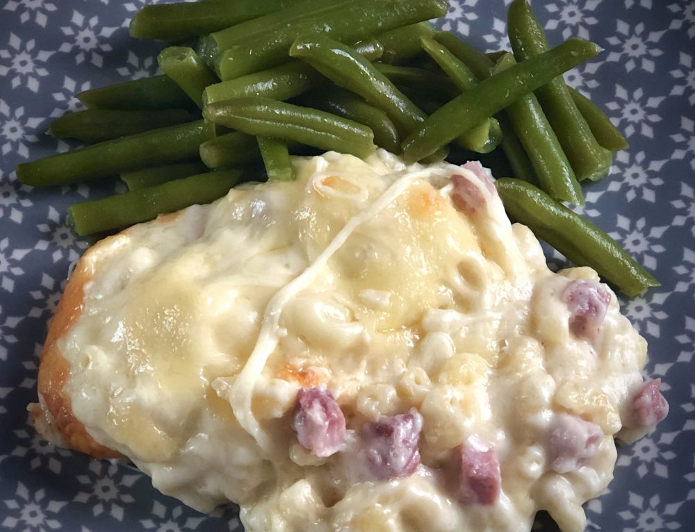Ham and Swiss Mac ‘n Cheese