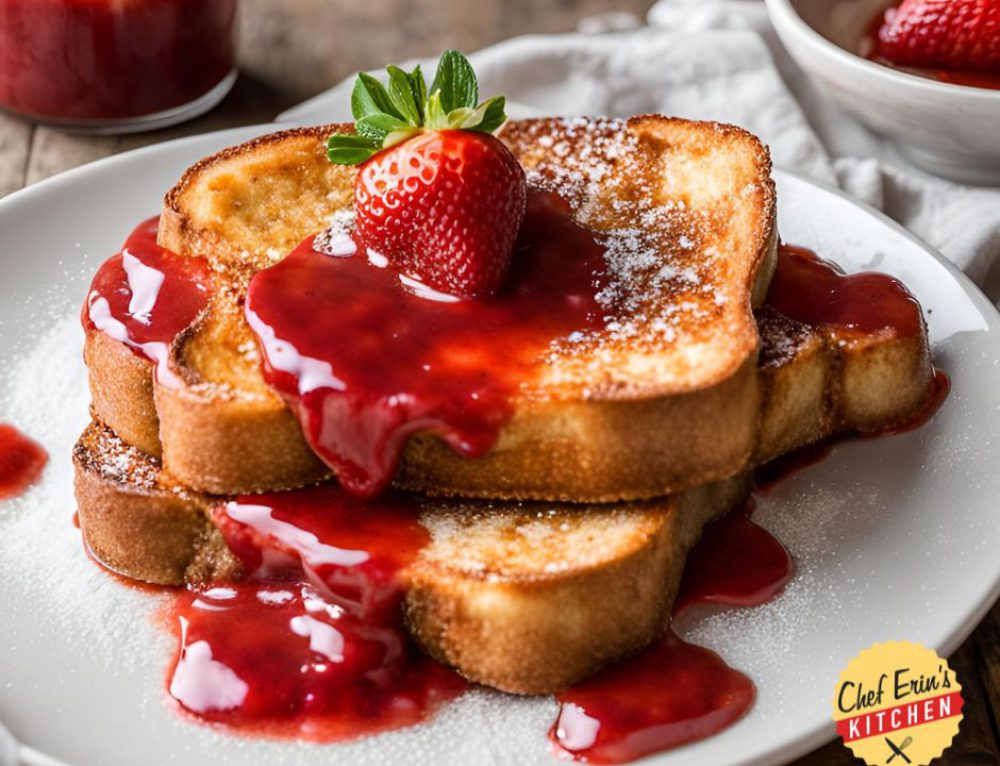 Strawberry Sourdough French Toast