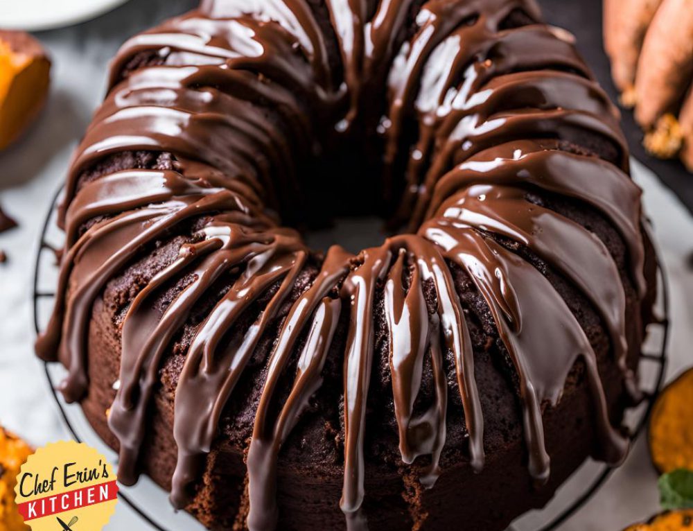 Chocolate Sweet Potato Bundt Cake